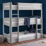 Wooden Bunk Bed With Ladder - Trio