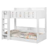 Wooden Bunk Bed With Ladder - Vision
