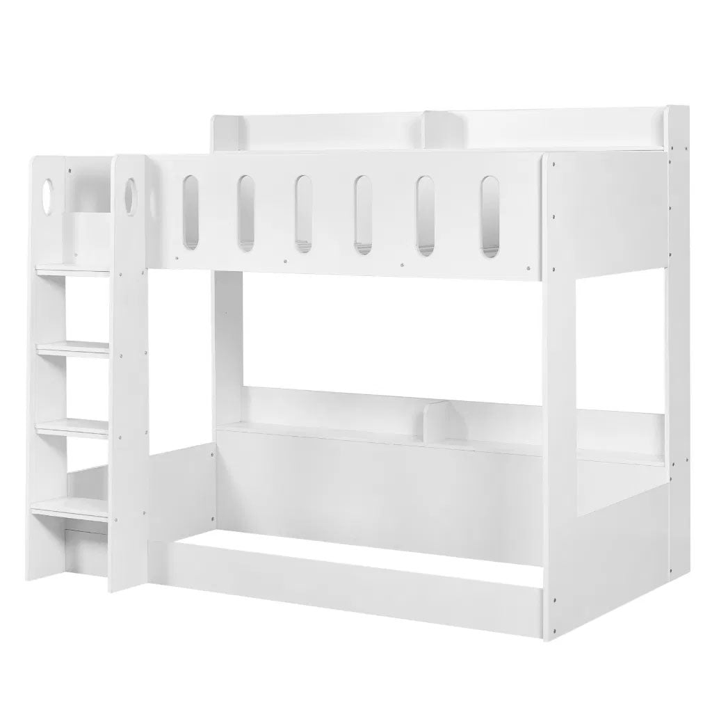 Wooden Bunk Bed With Ladder - Vision