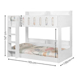 Wooden Bunk Bed With Ladder - Vision