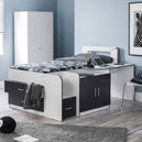 Wooden Cabin Bed With Storage And Desk - Cookie