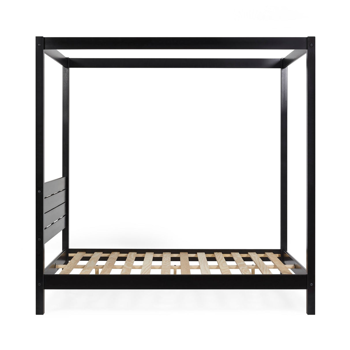 Wooden Canopy Double Bed - Roxanne