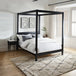 Wooden Canopy Double Bed - Roxanne