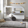 Wooden Caravan Bed - Tourer