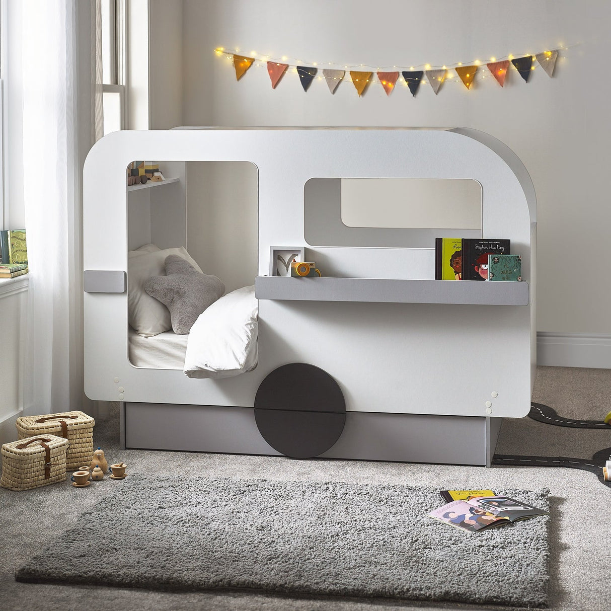 Wooden Caravan Bed - Tourer