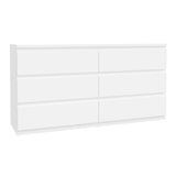 Wooden Chest 6 Drawers Wide - Edmore