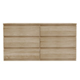 Wooden Chest 6 Drawers Wide - Edmore