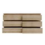 Wooden Chest 6 Drawers Wide - Edmore