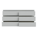 Wooden Chest 6 Drawers Wide - Edmore