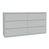 Wooden Chest 6 Drawers Wide - Edmore