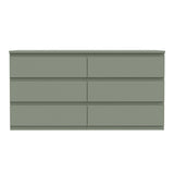 Wooden Chest 6 Drawers Wide - Edmore