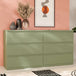 Wooden Chest Of 6 Drawers Wide - Edmore