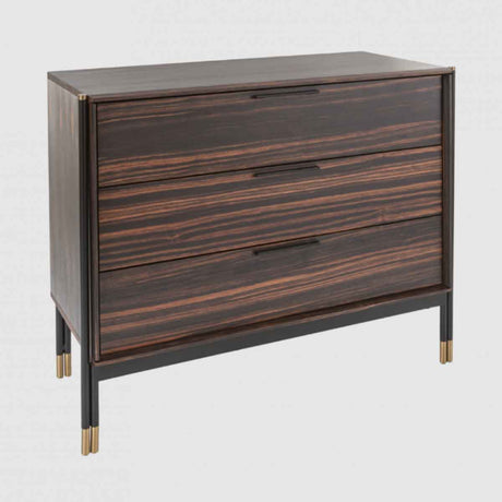 Wooden Chest Of 3 Drawers 100cm Wide - Bali