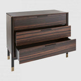 Wooden Chest Of 3 Drawers 100cm Wide - Bali