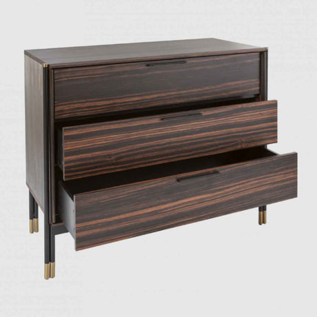 Wooden Chest Of 3 Drawers 100cm Wide - Bali