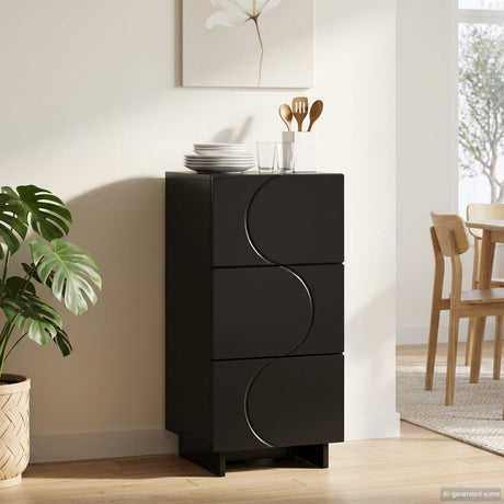 Wooden Chest Of 3 Drawers 33.5cm Wide - Vantage Home