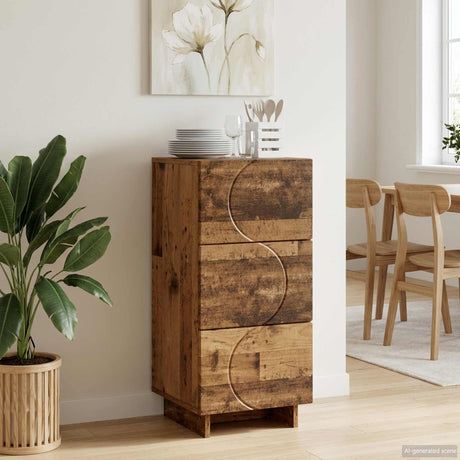 Wooden Chest Of 3 Drawers 33.5cm Wide - Vantage Home