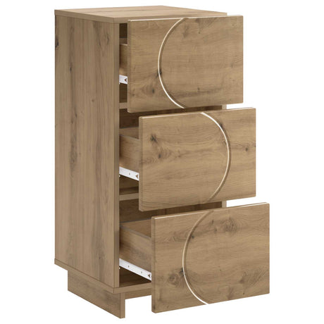 Wooden Chest Of 3 Drawers 33.5cm Wide - Vantage Home
