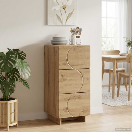 Wooden Chest Of 3 Drawers 33.5cm Wide - Vantage Home