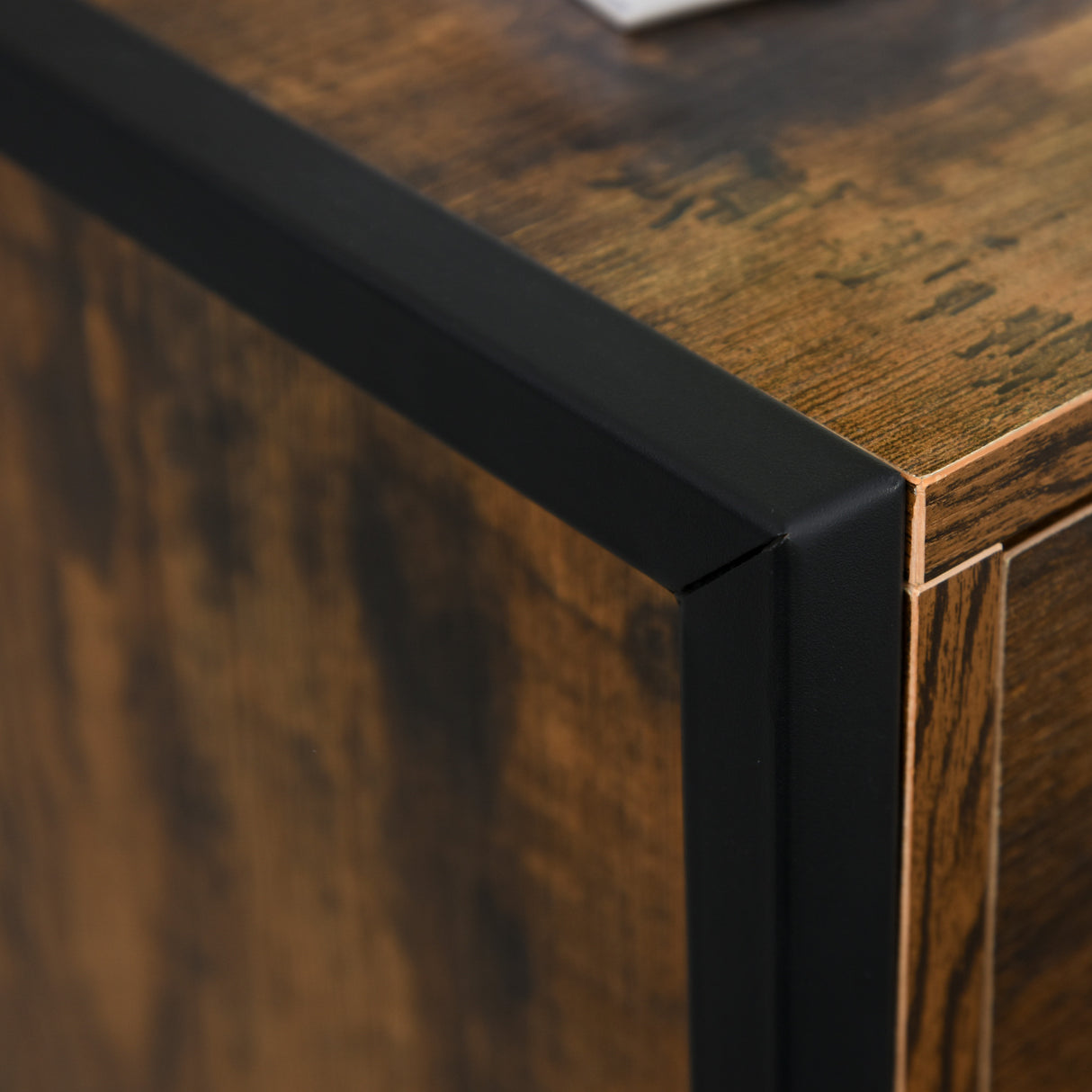 Wooden Chest Of 3 Drawers 39cm Wide in Set Of 2 - Velmora