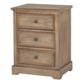 Wooden Chest Of 3 Drawers 50cm Wide - Delphine