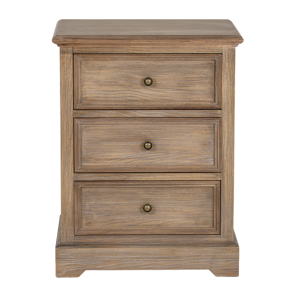 Wooden Chest Of 3 Drawers 50cm Wide - Delphine