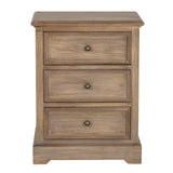 Wooden Chest Of 3 Drawers 50cm Wide - Delphine