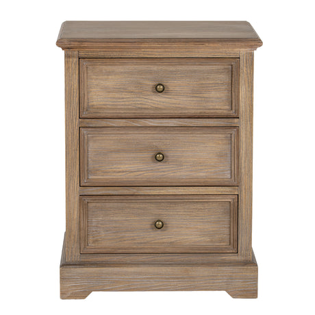 Wooden Chest Of 3 Drawers 50cm Wide - Delphine