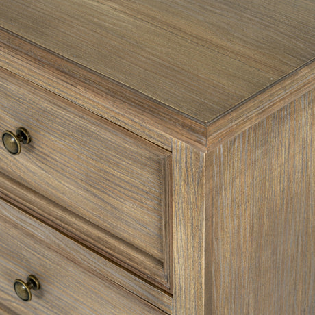 Wooden Chest Of 3 Drawers 50cm Wide - Delphine