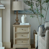 Wooden Chest Of 3 Drawers 50cm Wide - Delphine