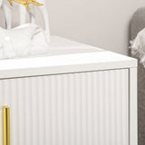 Wooden Chest Of 3 Drawers 50cm Wide - Velmora