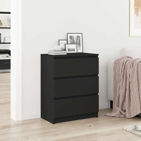 Wooden Chest Of 3 Drawers 60cm Wide - Vantage Home