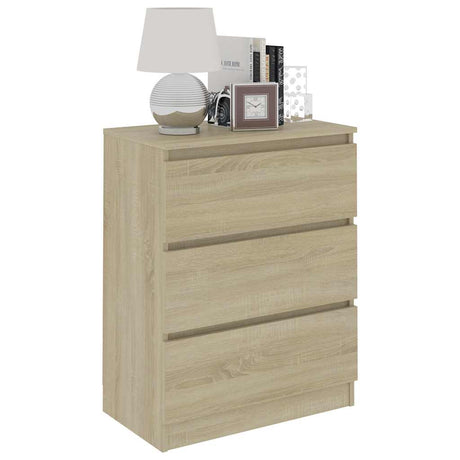 Wooden Chest Of 3 Drawers 60cm Wide - Vantage Home
