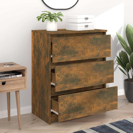 Wooden Chest Of 3 Drawers 60cm Wide - Vantage Home