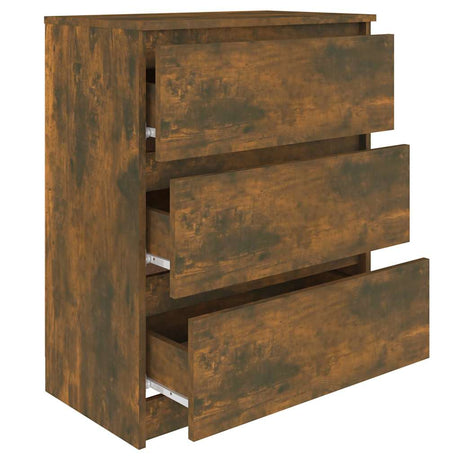 Wooden Chest Of 3 Drawers 60cm Wide - Vantage Home