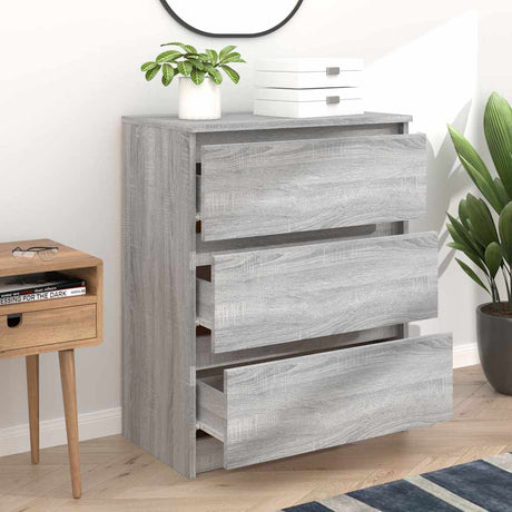 Wooden Chest Of 3 Drawers 60cm Wide - Vantage Home