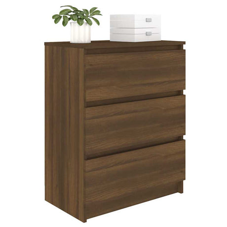 Wooden Chest Of 3 Drawers 60cm Wide - Vantage Home