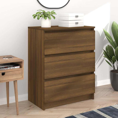 Wooden Chest Of 3 Drawers 60cm Wide - Vantage Home