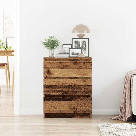 Wooden Chest Of 3 Drawers 60cm Wide - Vantage Home