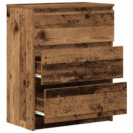 Wooden Chest Of 3 Drawers 60cm Wide - Vantage Home