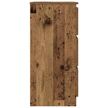 Wooden Chest Of 3 Drawers 60cm Wide - Vantage Home