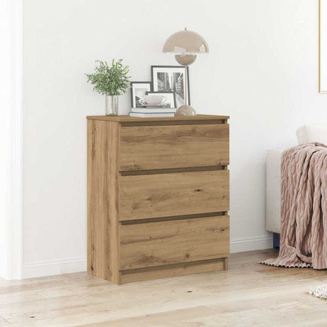 Wooden Chest Of 3 Drawers 60cm Wide - Vantage Home