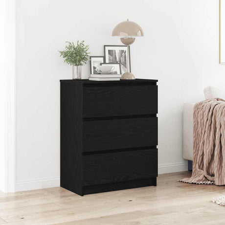 Wooden Chest Of 3 Drawers 60cm Wide - Vantage Home