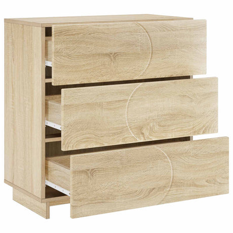 Wooden Chest Of 3 Drawers 70cm Wide - Vantage Home