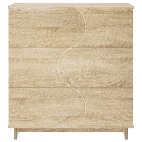 Wooden Chest Of 3 Drawers 70cm Wide - Vantage Home