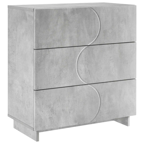 Wooden Chest Of 3 Drawers 70cm Wide - Vantage Home