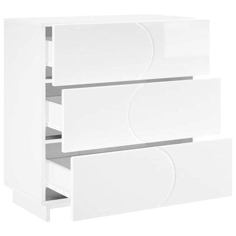 Wooden Chest Of 3 Drawers 70cm Wide - Vantage Home