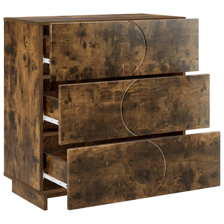 Wooden Chest Of 3 Drawers 70cm Wide - Vantage Home