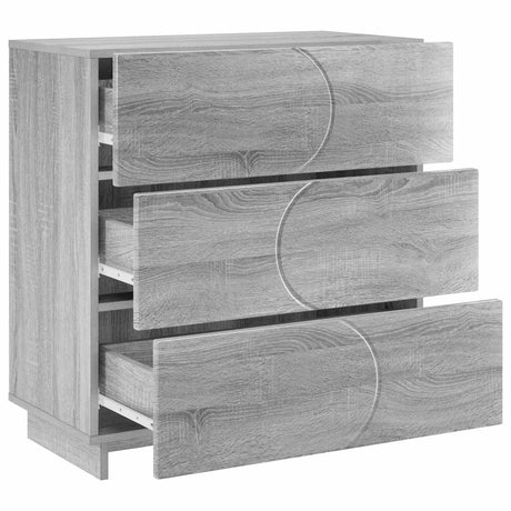 Wooden Chest Of 3 Drawers 70cm Wide - Vantage Home
