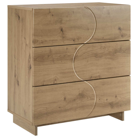 Wooden Chest Of 3 Drawers 70cm Wide - Vantage Home